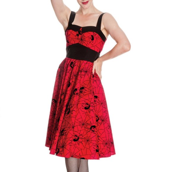 Hell Bunny Dresses & Skirts - Hell Bunny ‘ Black Widow’ Pin-up dress - BNWT, UK Deadstock